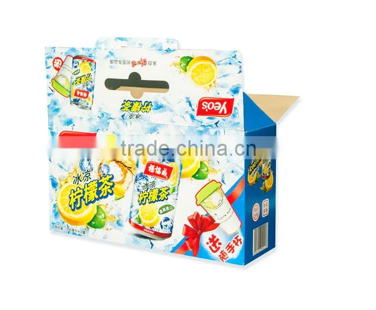 beverage juice box corrugated beverage paper carton packaging box