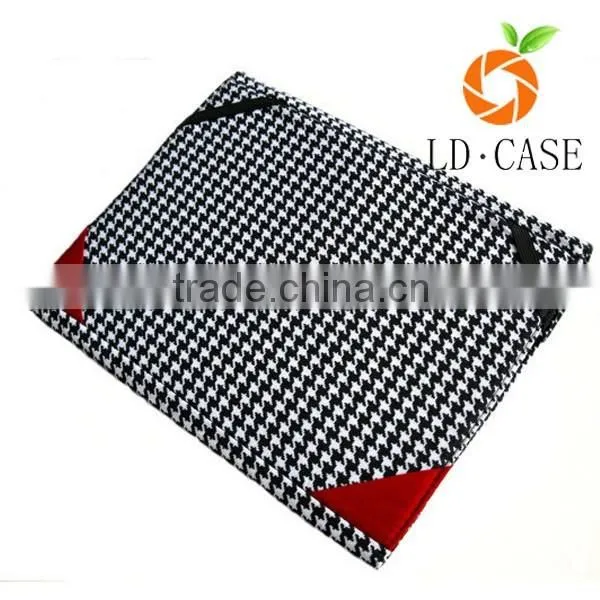 black and white Canvas Cloth Smart Case With Stand For Kindle aosis