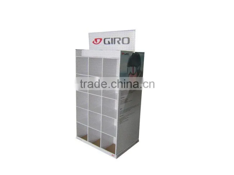 Pos custom printed decorative and fancy retail sport bottles cardboard display