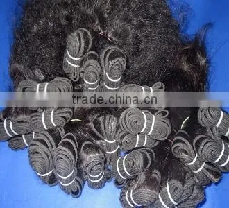 Cheap Price Good Quality Original Indian Hair 16" inch Natural Black Human Hair Exporters In Chennai