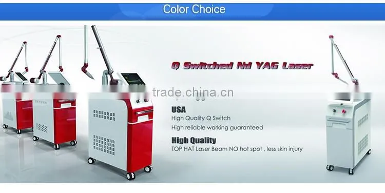 532nm 1064nm 1320nm pigments tattoo removal laser treatment q-switch nd yag laser