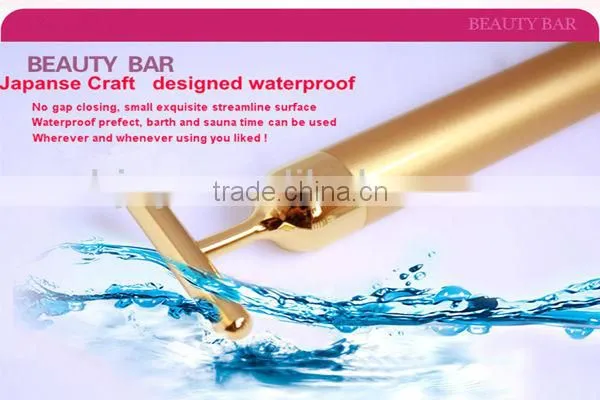 2014 newest 24k gold facial beauty bar for face lifting/skin tigening