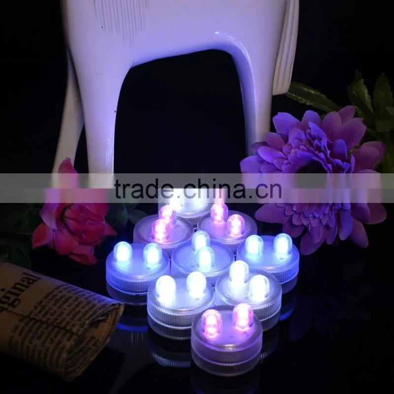 Christmas party led candles Mini submersible LED candle light