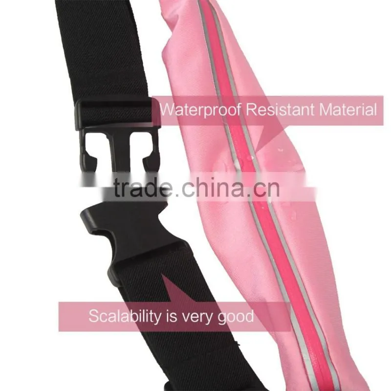 Sports Running Waist Pack Runner Belt waist bag with two pockets