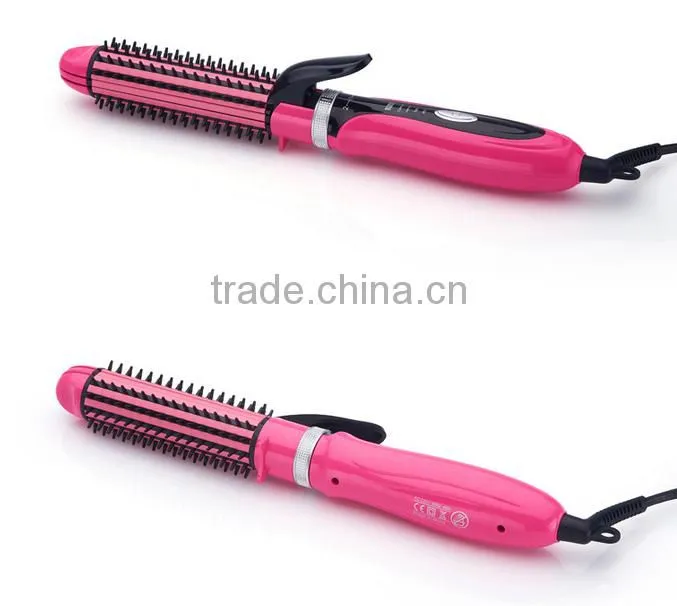 fast hair straightener brush Heating on backside totally new feature