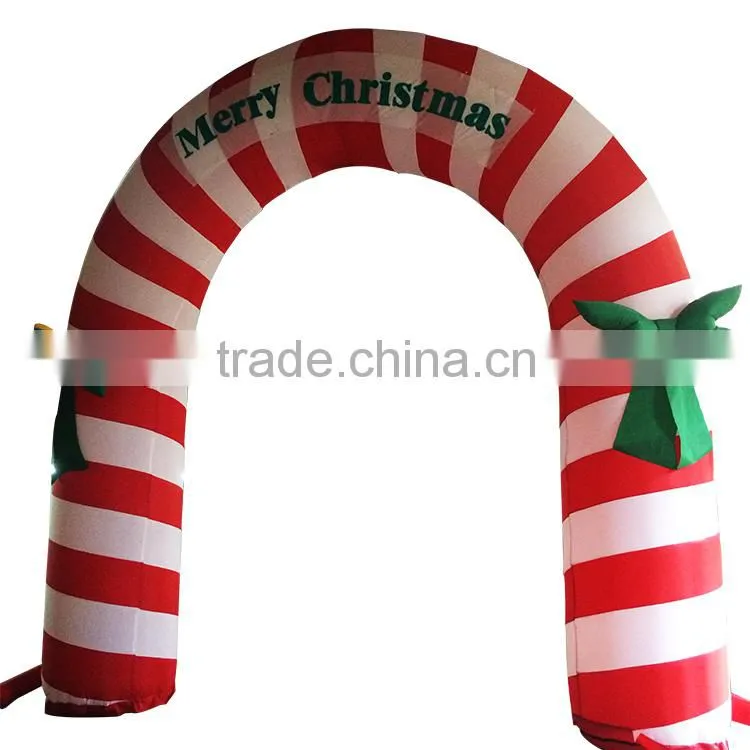 Best popular advertising christmas inflatable arch for christmas events