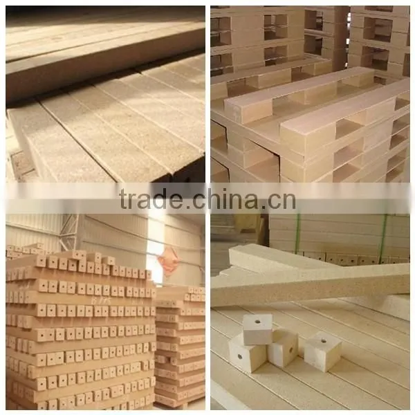 Automatic Double Mouth Sawdust Pallet Block Making Machine