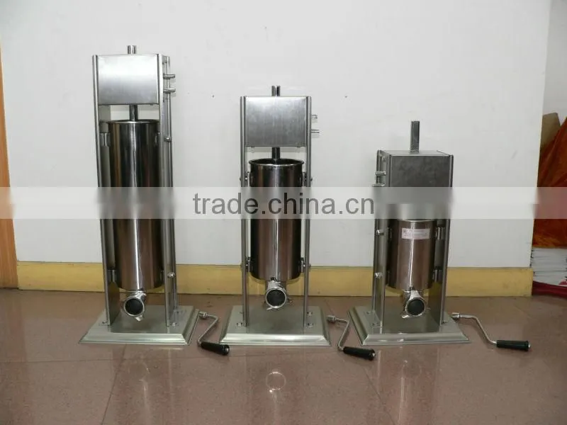 Industrial Maunal verticial sausage stuffer for 3/5/7/10/15L CE,Rohs approved