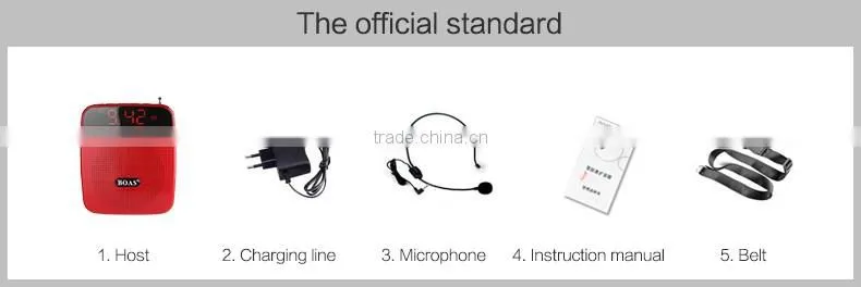 2015 New Arrive High Power Teaching Speaker Voice Amplifier Loudspeaker With FM MP3 Player Wonderful Tool For Tour Guide Sales