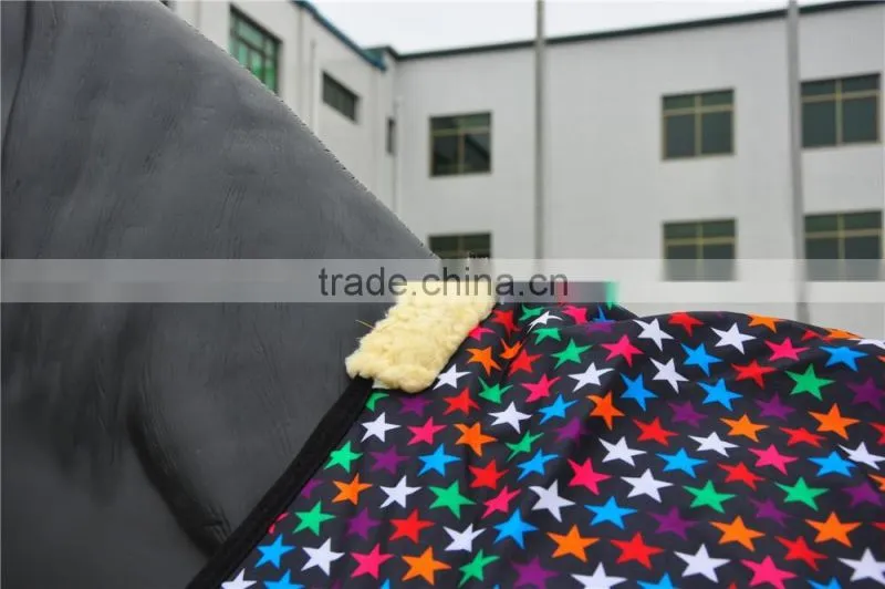 fashion polyester heavy turn out saddlery winter horse rug