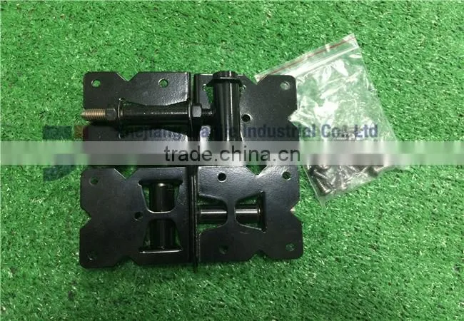 White and Black PVC Fence Hinges