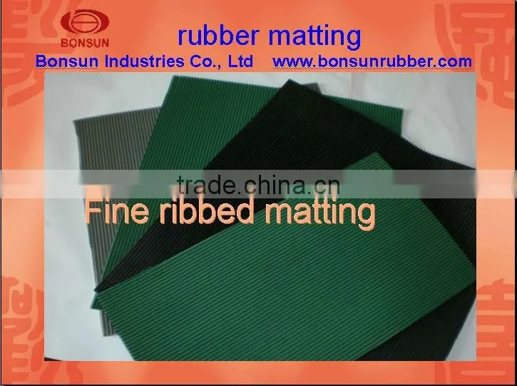 from 3mm to 6mm thickness flooring rubber mat