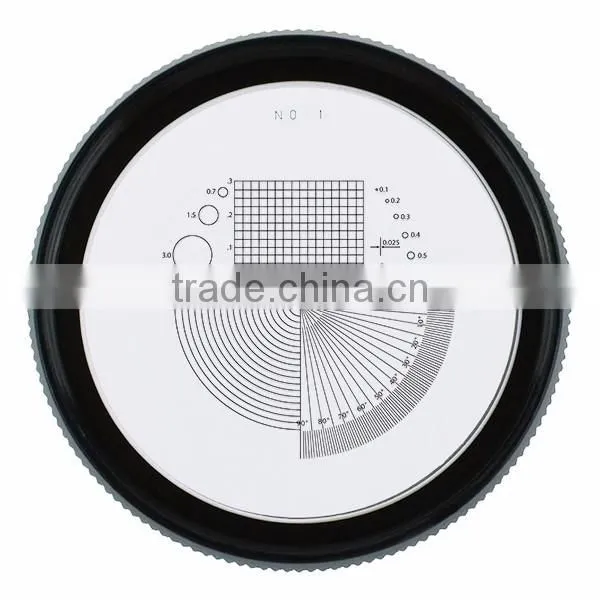 Magnifier Glass 10x 25mm Jewellers Eye Jewel Jewelry Loupe Reticle Scale 20mm with LED LIght