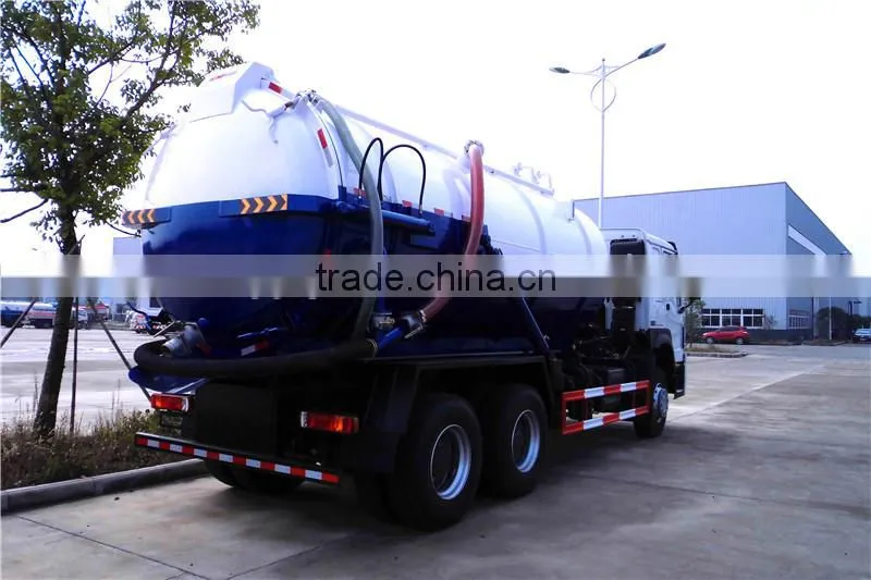 New condition 20M3 4X2 sewage disposal vehicle with howo chassis