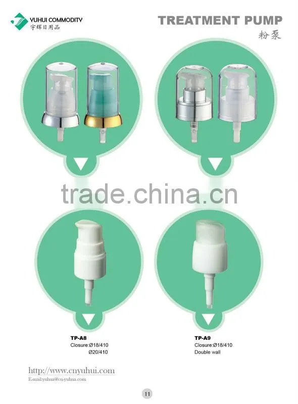 24/410 fine plastic cream pump dispensers for bottles with good quality and competitive price
