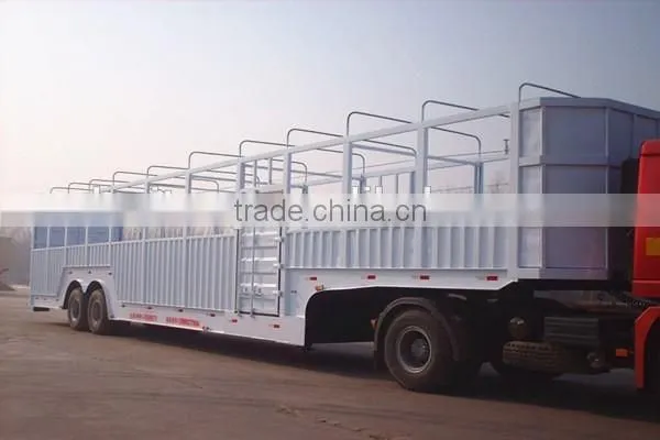3 Axle car transport semi trailer and truck for 6-10 cars