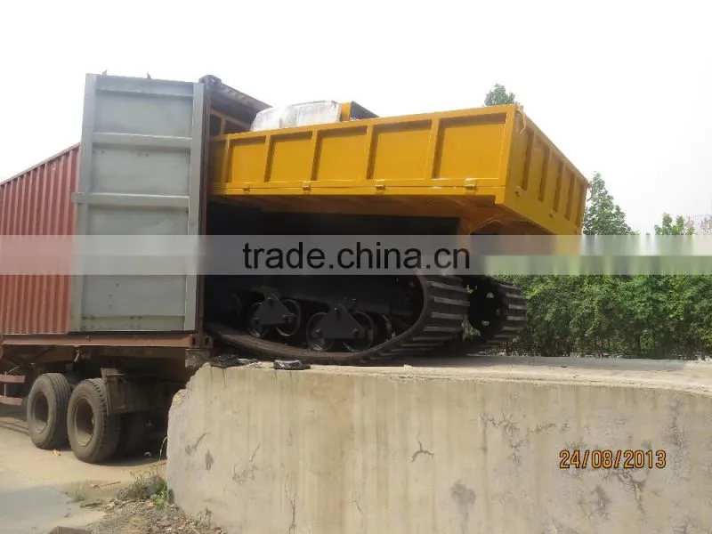 6 tons capacity full rubber track dumper in stock for sale