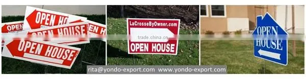 4mm 5mm Corflute / Coroplast Real Estate Signs