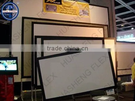 Projection screen banner
