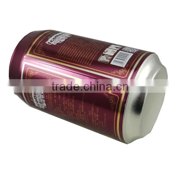 Tinbo factory round coffee tin box