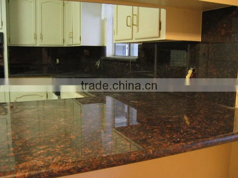 tan brown granite kitchen vanity top