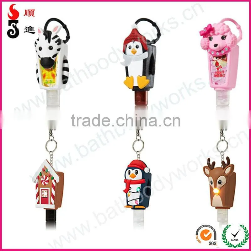 Silicone antibacterial hand sanitizer holder for Bath and body works 1 fl oz/29ml
