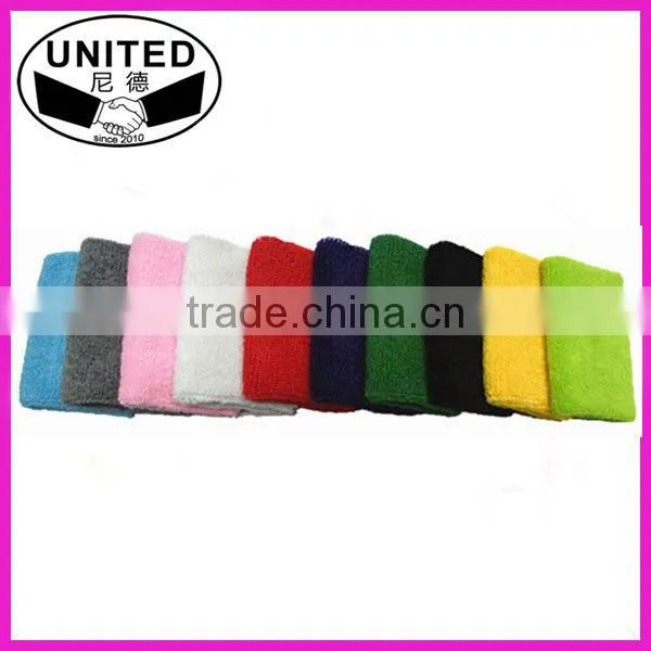 high quality cotton custom sweat bands