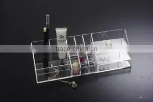hot selling transparent ps lipstick cosmetic display cabinet
