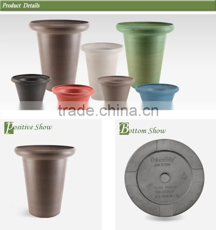 eco-friendly Garden Decorative Environmental Friendly Wholesale Flower Pot