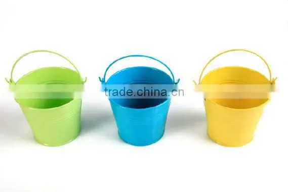 Good quality French Flower Market Bucket with handles