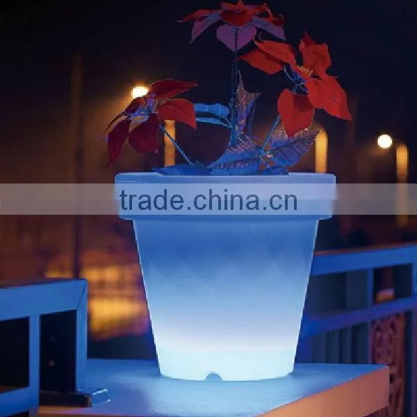 flower pot solar led lamp/led planters