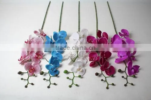 Plastic butterfly orchid artificial butterfly orchid decorative flowers for Promotion