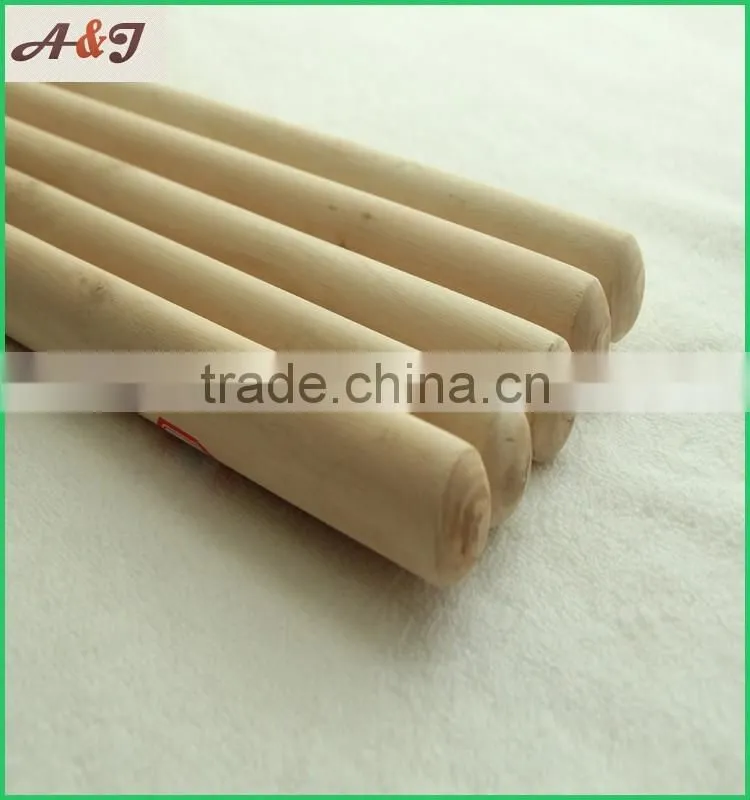 Natural Wooden Rake Handle good treatment polished