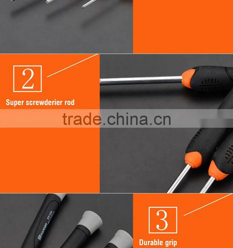 Professional Chrome Vanadium Hand Tool Hexagon Type Precision Screwdriver