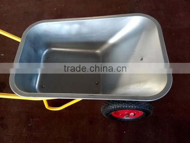hot selling heavy duty industrial zinced wheel barrow