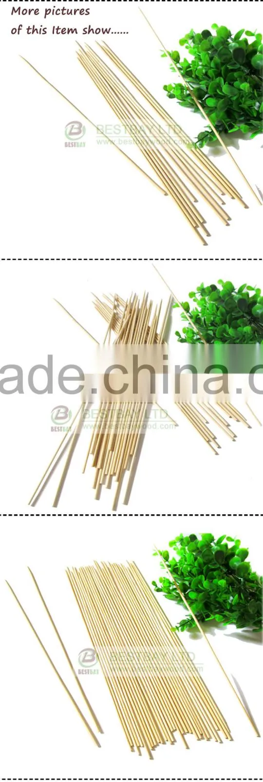 Best price wooden BBQ bamboo skewer/ bamboo skewer machine /kabob skewer
