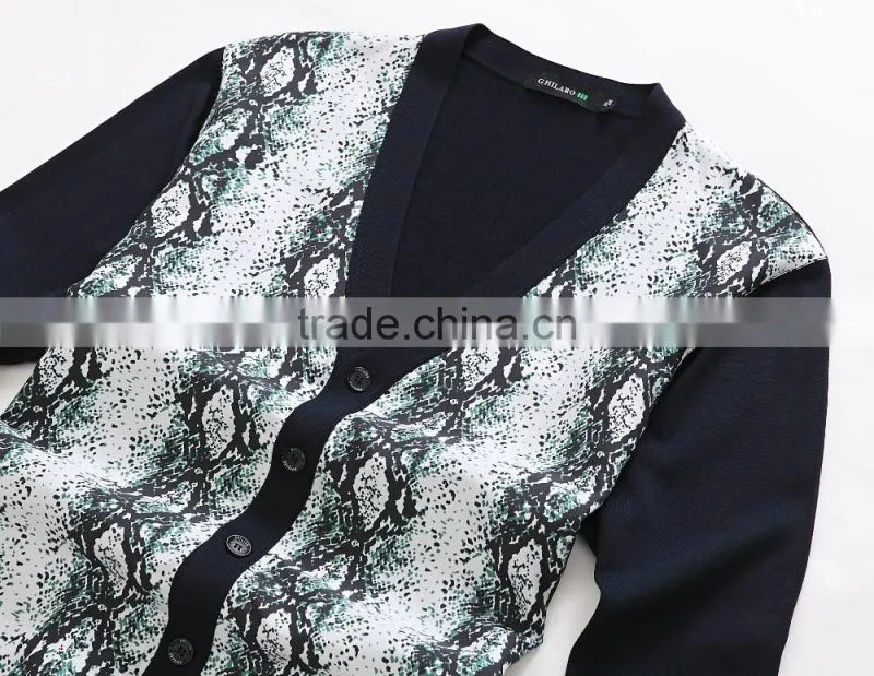 Fashion V neck high quality cardigan sweaters wholesale