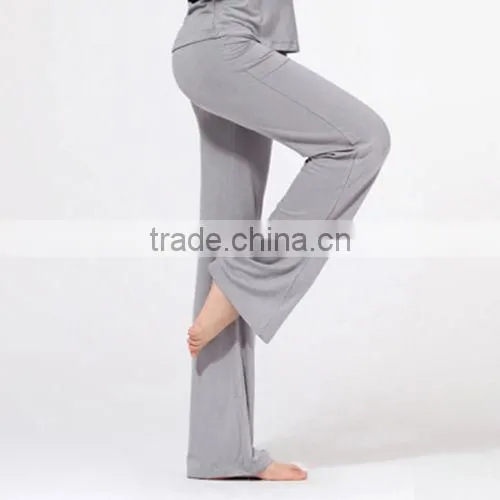 Womens Yoga Pant Trousers Cotton slimming Practise Pants Exercise Lounge Sports Long Pant