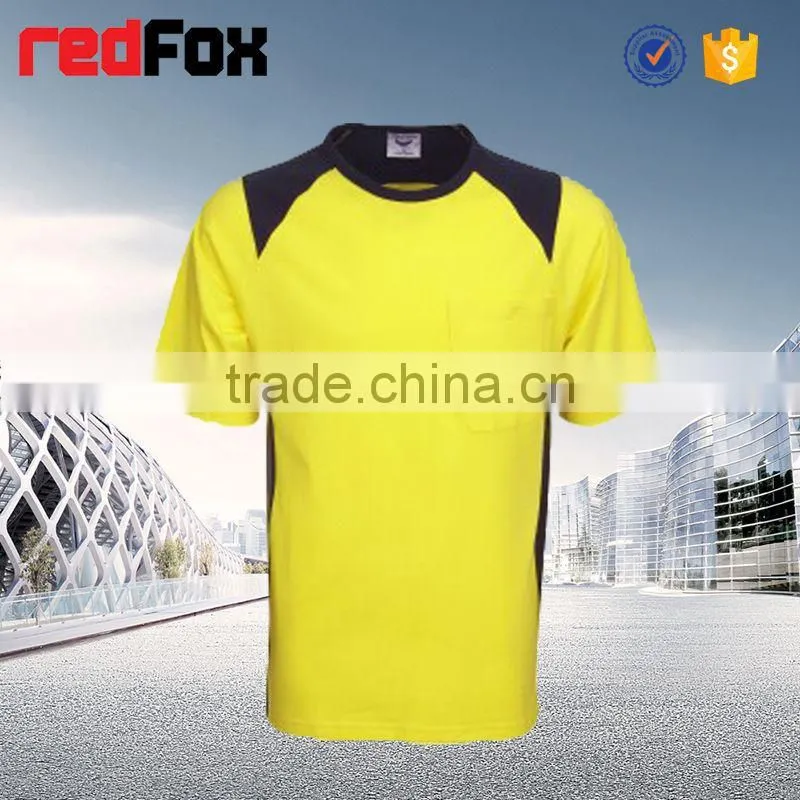 high quality wholesale safety men sports t shirt