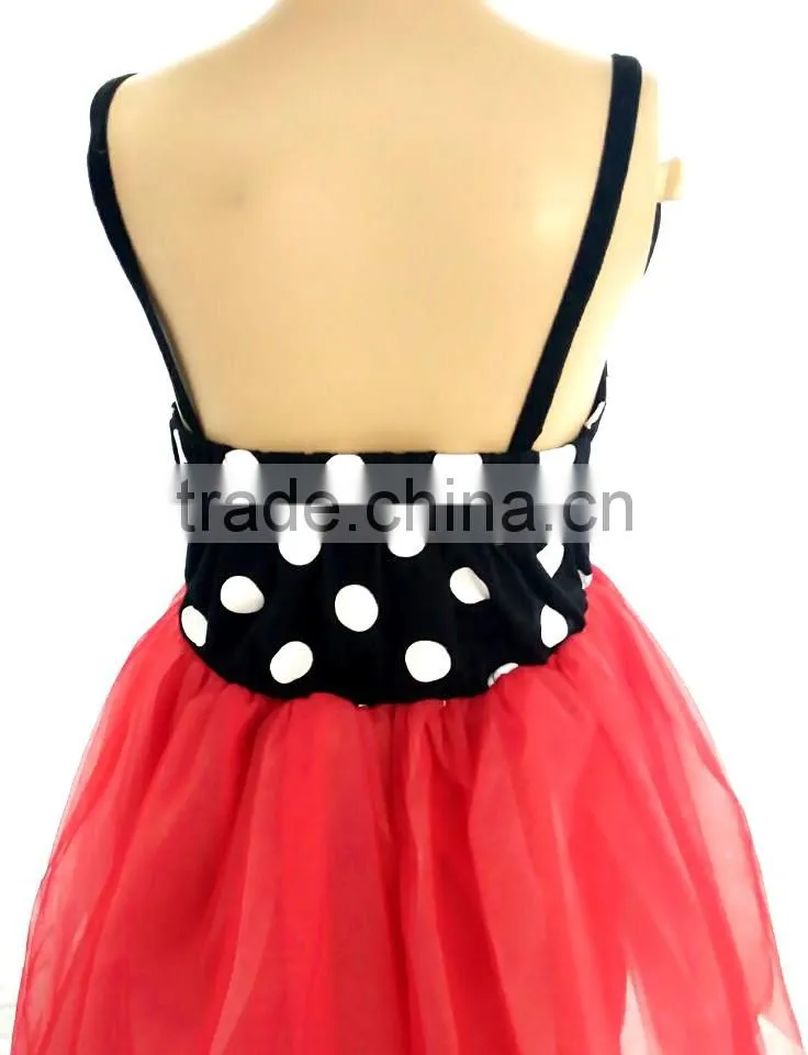 2017 new model girl dress kids dress frock design for baby girl little girls party dot dresses