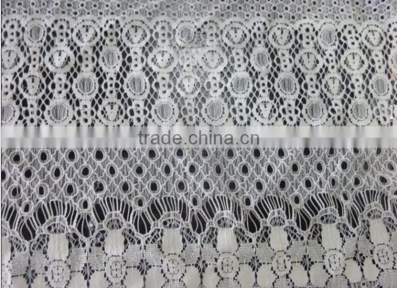 R&H High Quality Fashion Decorative best design Cotton Lace royal blue saree laces