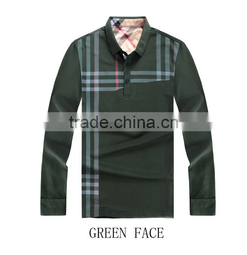 Men's long sleeve lapel Business and leisure fashion R0016
