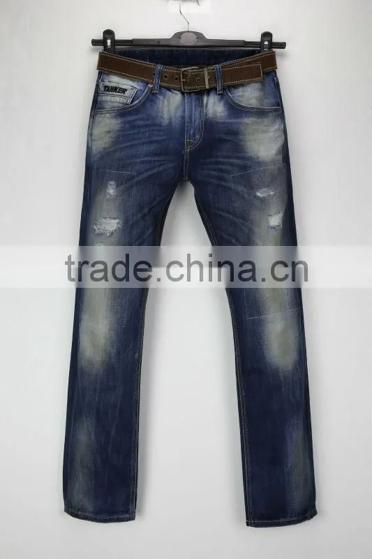 Fashion New Design High Quality Denim Jeans Destroy Pants Professional Jeans Manufacturer in China