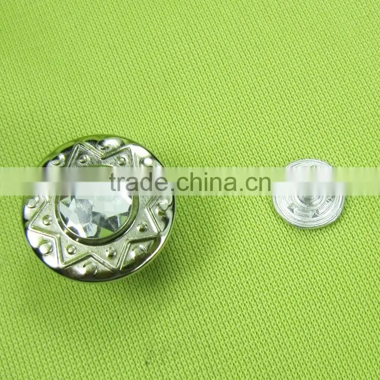 lead free nickel free fashion adjustable fancy jeans buttons with Low MOQ