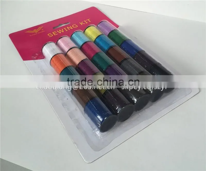 100% spun polyester sewing thread 40/2