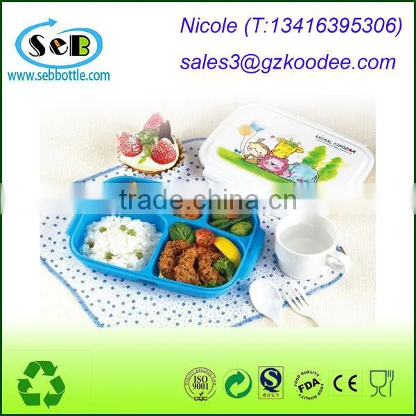 2014 hot selling!!! High-Quality+Eco-friendly+BPA free+plastic food container with lid,plastic food lunch box