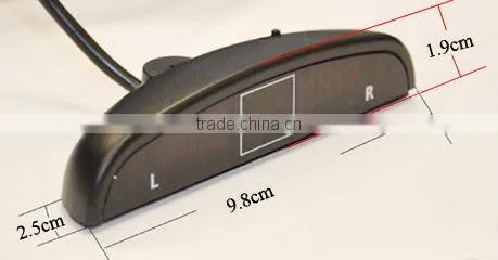 Black Car Rear sensor Parking Reverse 4 Sensor & LED Displayer/rear beep sensor for car parking