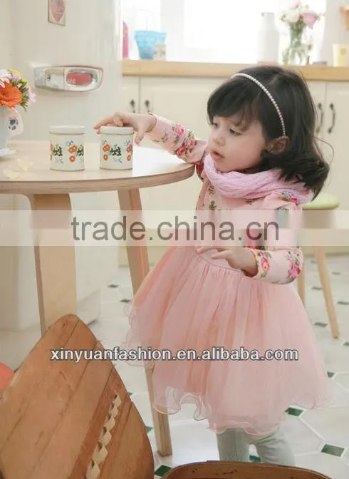 Baby girls lace dress beautiful dress long sleeve