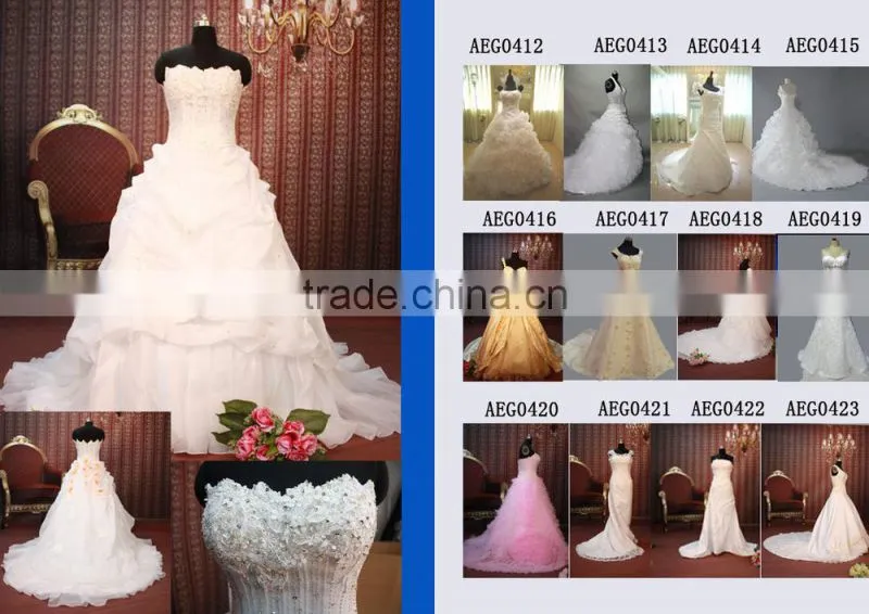 Mermaid Sweetheart Neck With Bead Wedding Dress lace GOWN AS28302