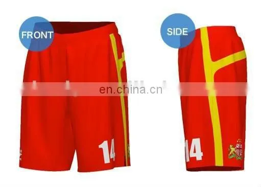 Custom Soccer Athletes Pants Polyester Soccer Shorts for Athletes
